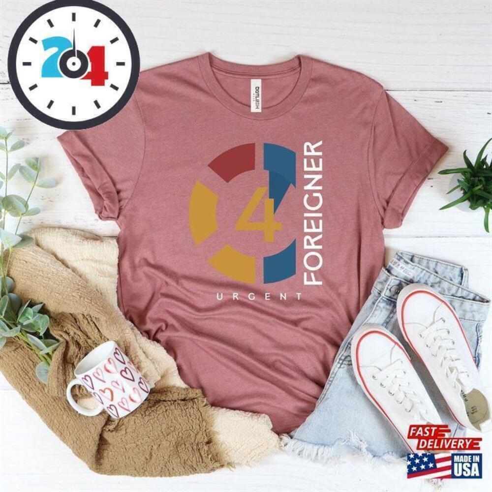 Foreigner Classic Rock Band Fan Graphic Unisex T-Shirt